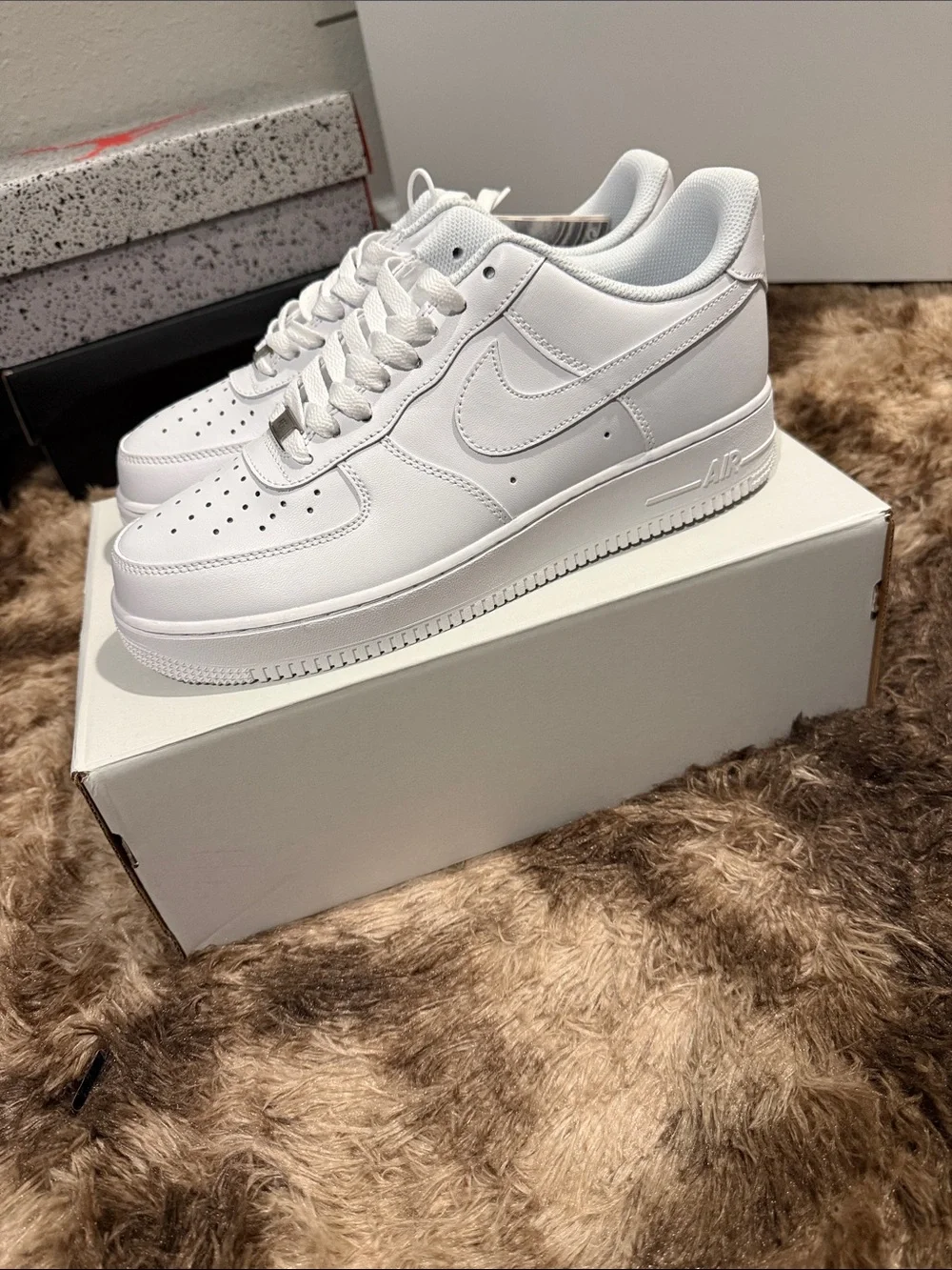 Nike White Low-Top Leather Sneakers